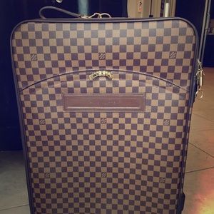 LV Pegase 70 Rolling Luggage Ebene Damier Canvas
